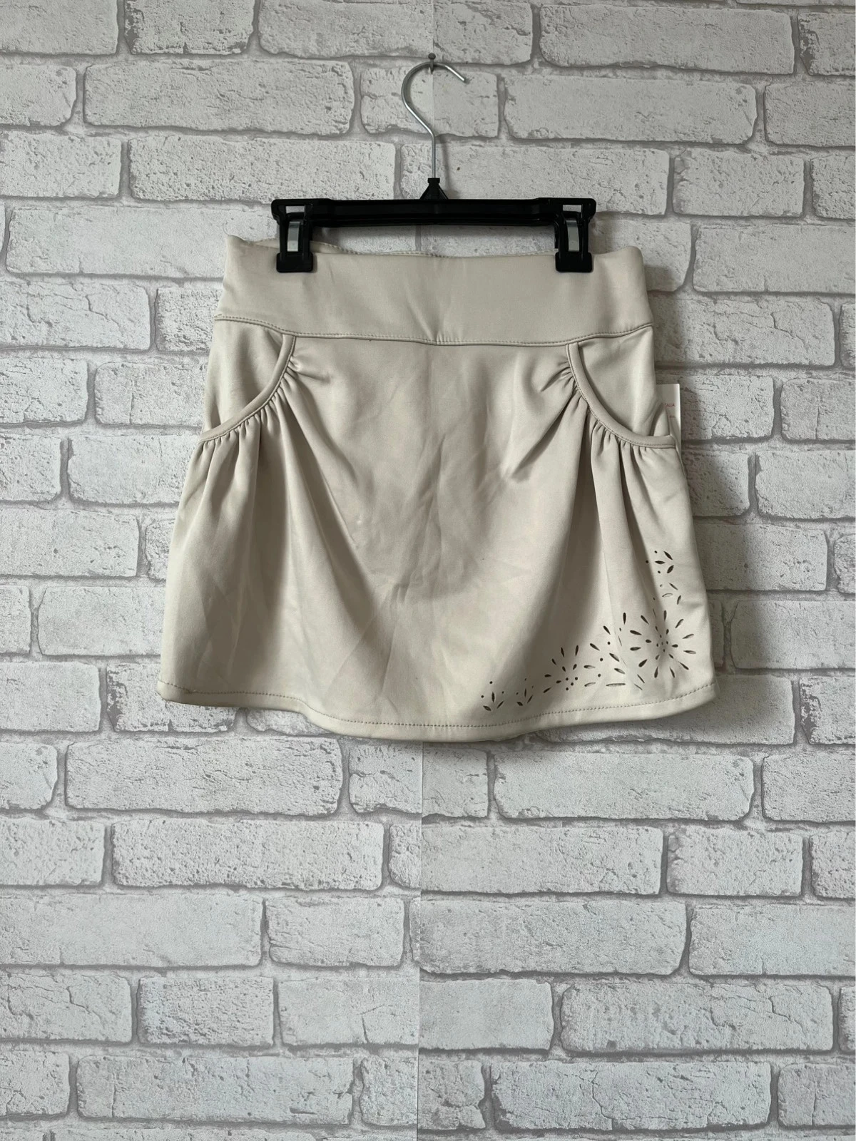 Jupe beige T36 – Casual chic et féminine